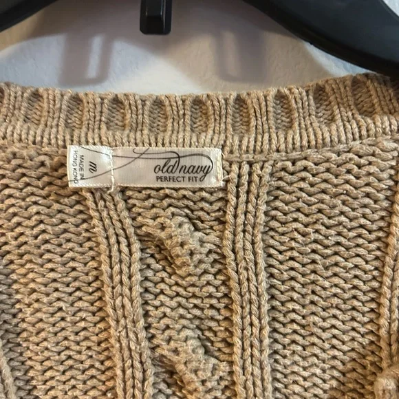 Old navy perfect fit size medium button up sweater - Picture 2 of 5